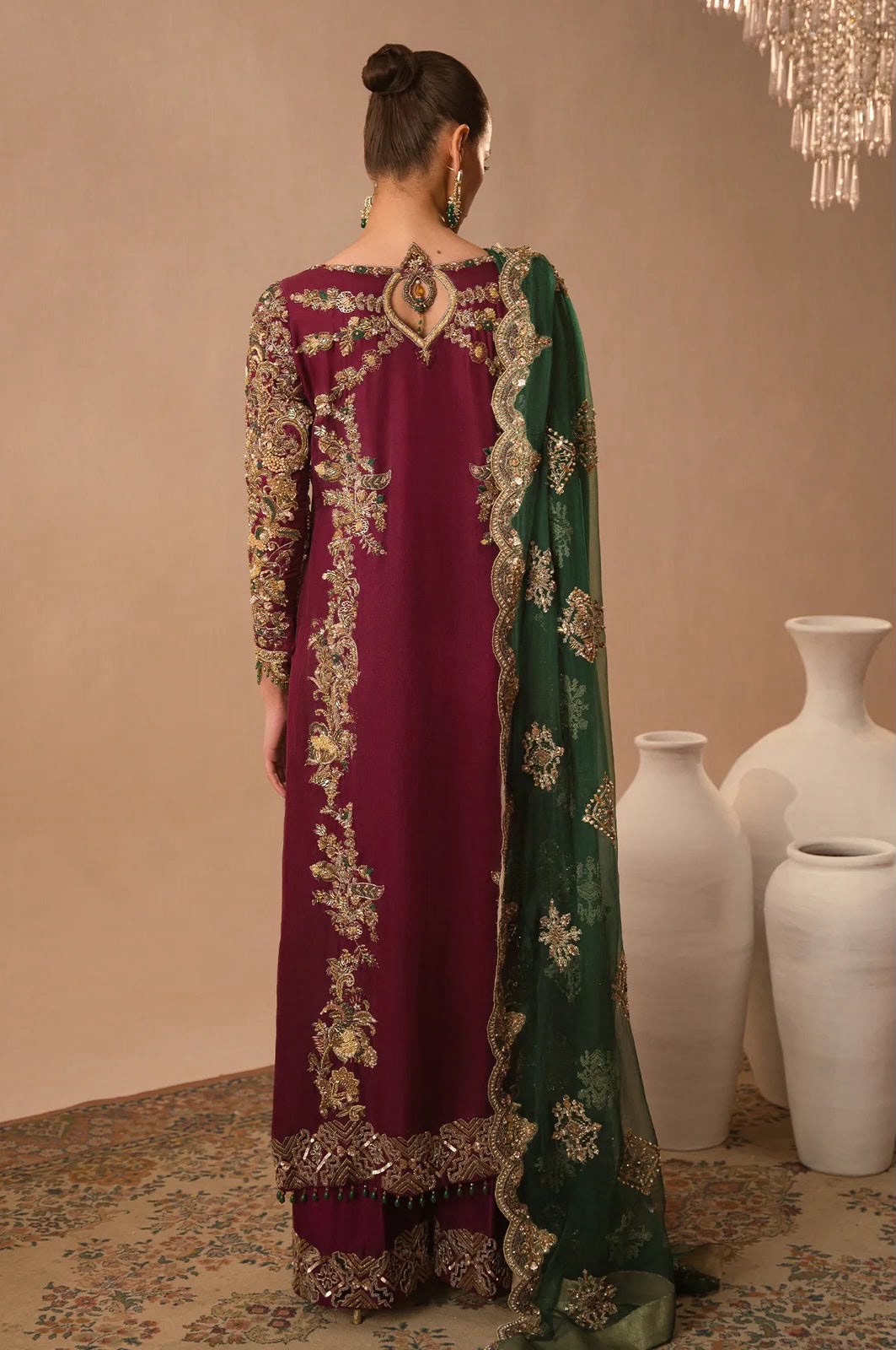 Abeera Usman (Burgundy Dusk)