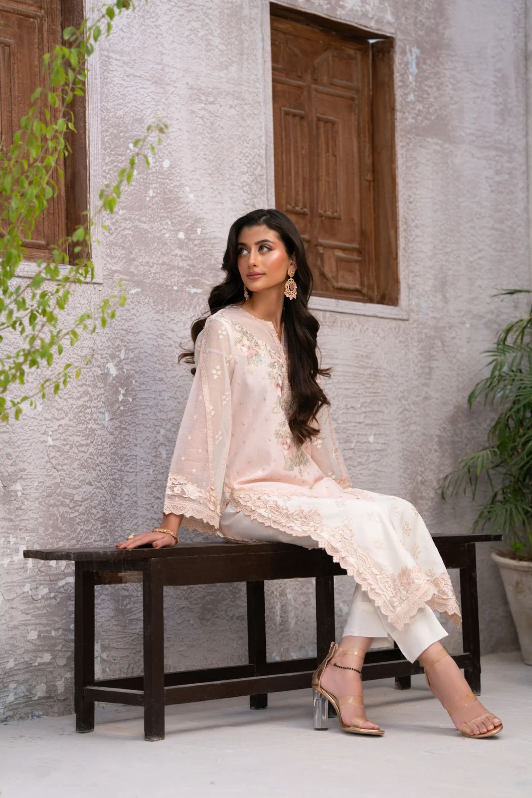 Panache By Mona Embroidery On Pure Khaddi Net