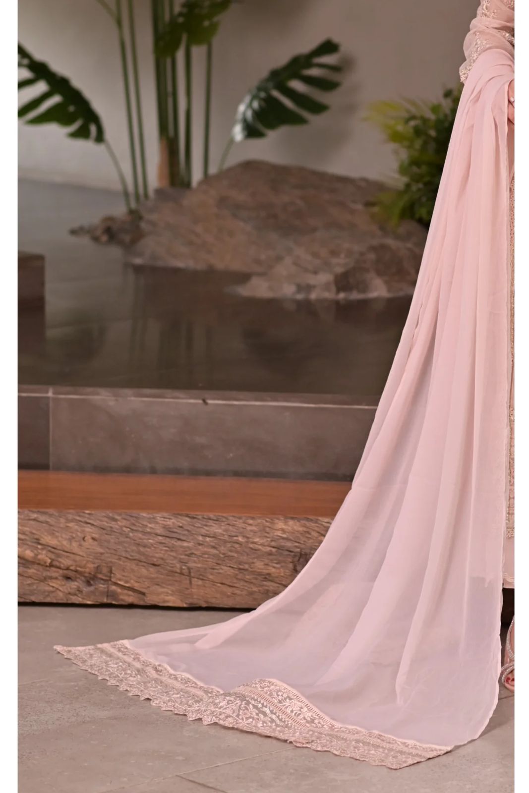 Panache By Mona Embroidery (SERENE BLUSH)