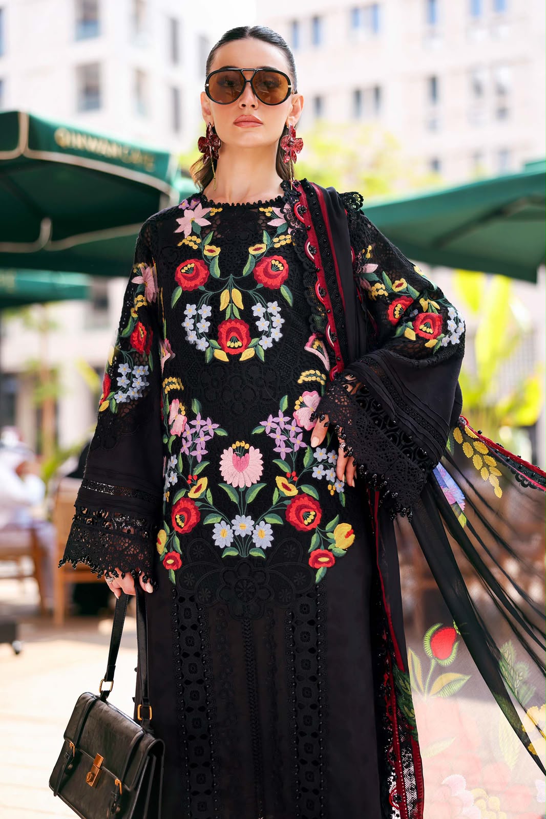 3 Piece Unstitched Embroidered Lawn Suit (D-2610-B-Default)