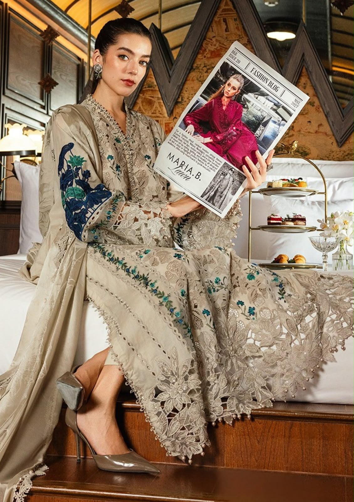 Lawn - Maria B - Luxury 26 Unstitched