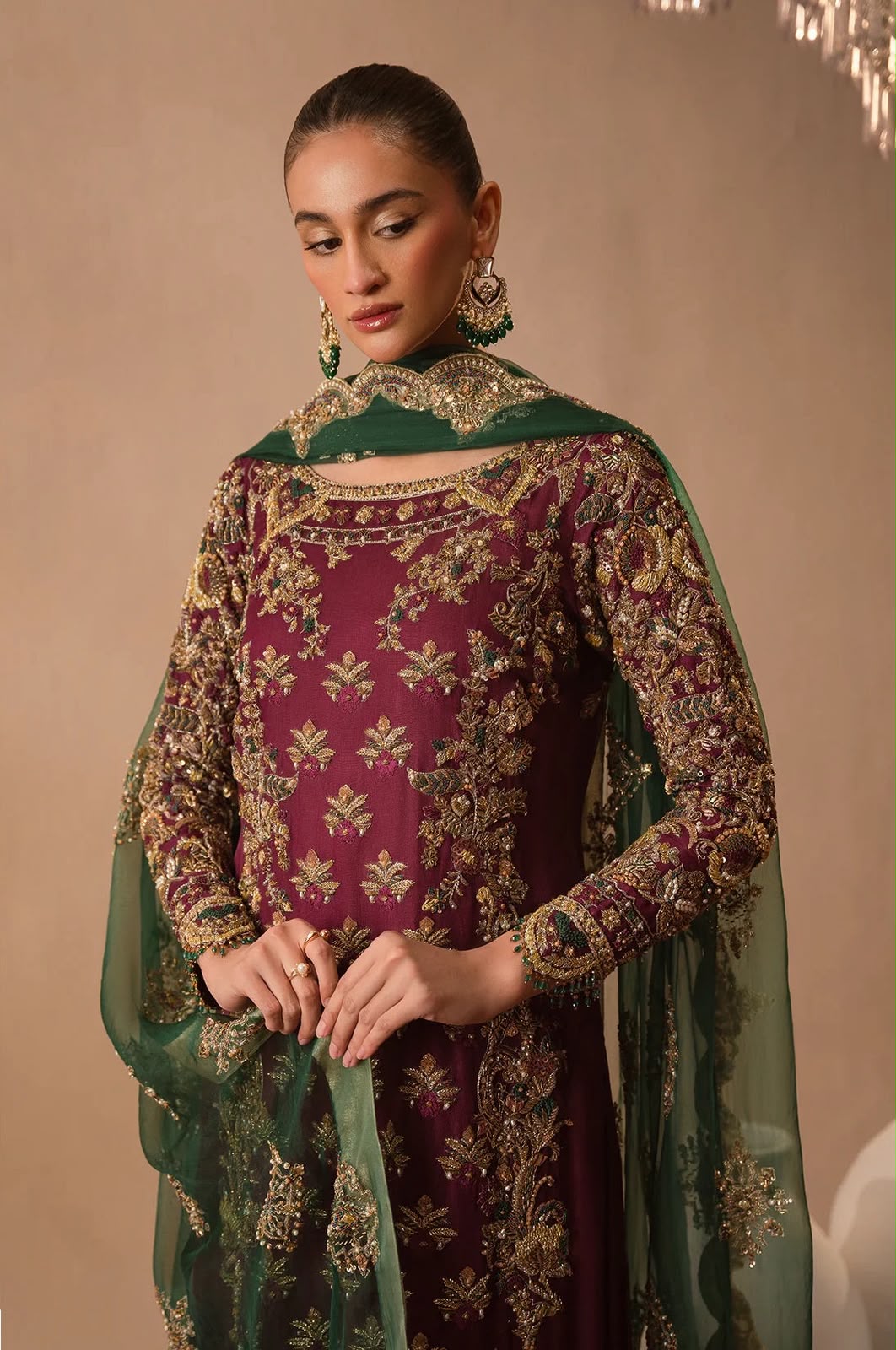 Abeera Usman (Burgundy Dusk)